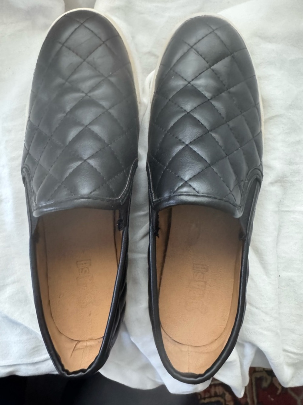 Brash Quilted Slip-On Sneakers - Black